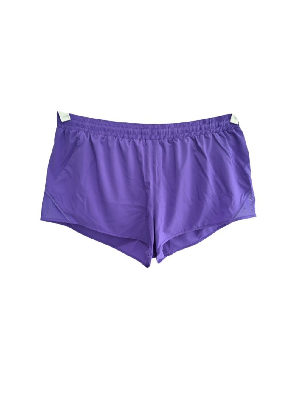 NWT All In Motion Mid Rise Run Shorts Sz 2X Vibrant Purple Athletic Workout